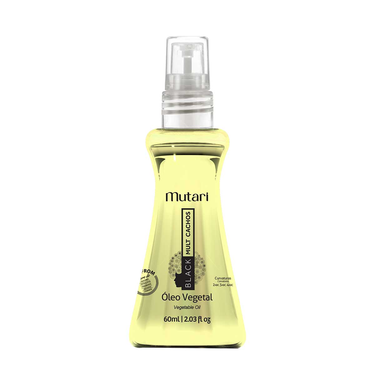 Óleo Vegetal para Cachos - Black Mult Cachos - 60ml
