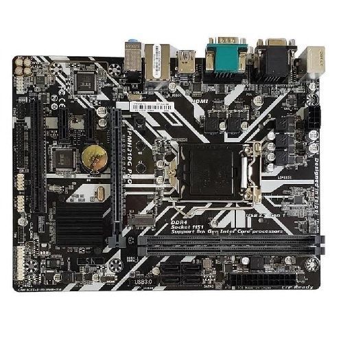 M1151 Placa Mãe LGA1151 PCWare IPMH310G PRO ( 2x DDR4 / 1x PCIe 3.0 x16 / 2x PCIe 2.0 x1 / 2x USB 3.1 / 2x USB 2.0 / 1x HDMI / 1x DVI-D / 1x VGA / 1x M.2 / 1x Serial / 2x PS2 ) - <b>Compatível com os processadores Intel 8ª e 9ª Gerações LGA1151</b>