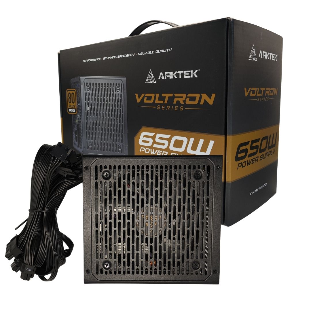 Fonte ATX Arktek Voltron 650W 80Plus Bronze PFC Ativo - AK-ATX650WB