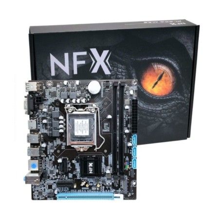 M1151 Placa Mãe LGA1151 NFX  H110 DDR4 GIGABIT (2x DDR4 / 1x PCI-E x16 / 1x PCI-E x1 / 1x M.2 / 1x VGA / 1x HDMI / 4x USB 2.0 / 2x USB 3.0 )