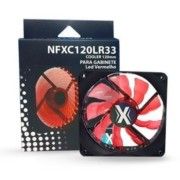 Fan Cooler para Gabinete NFX 120mm LED Vermelho - NFXC120LR33