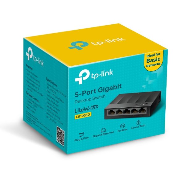 Switch 05 Portas Gigabit TP-Link LS1005G