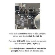 M1155 Placa Mãe LGA1155 Duex DXMBH61G M2 DDR3 Gigabit ((2x DDR3 / 1x PCI-E x16 2.0 / 1x PCI-E x1 / 1x M.2 / 1x VGA / 1x HDMI / 6x USB 2.0 ) - <b>Compatível com os processadores Intel 2ª e 3ª Gerações LGA1155</b>