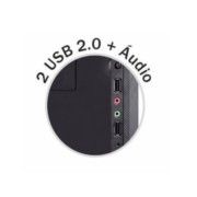 Gabinete K-MEX SLIM Preto com Fonte 200W - GM-07T7