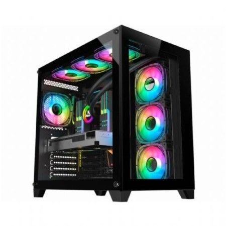 Gabinete Gamer K-MEX Space CG-P2R4 - Preto (Sem Fan Cooler e Sem Fonte)