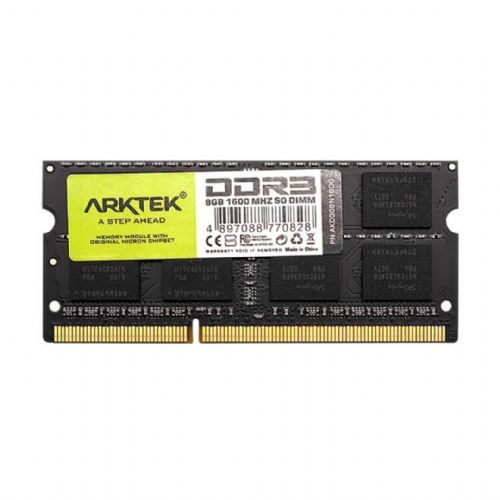 Memória NOTEBOOK DDR3L 8GB 1600MHz 1,35V Arktek - AKD3S8N1600