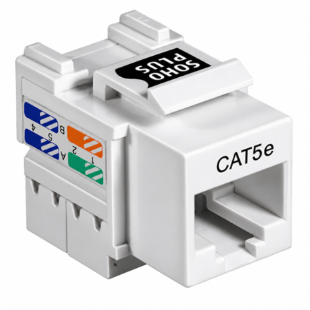 Keystone RJ45 CAT-5E Branco T568A/B  Sohoplus - 35050423