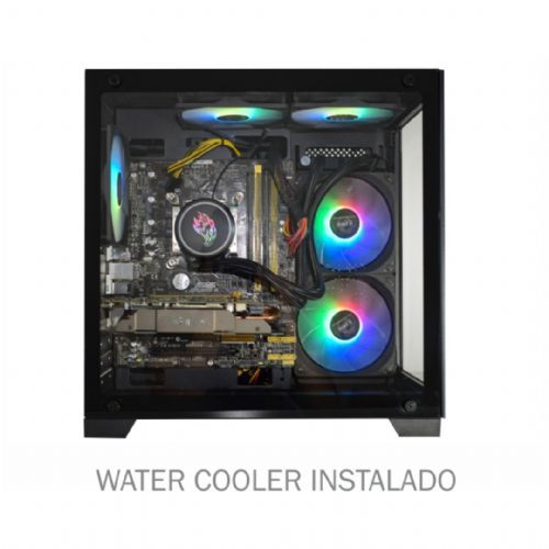 Water Cooler RGB 240mm Preto Multicolor K-MEX - WAC6
