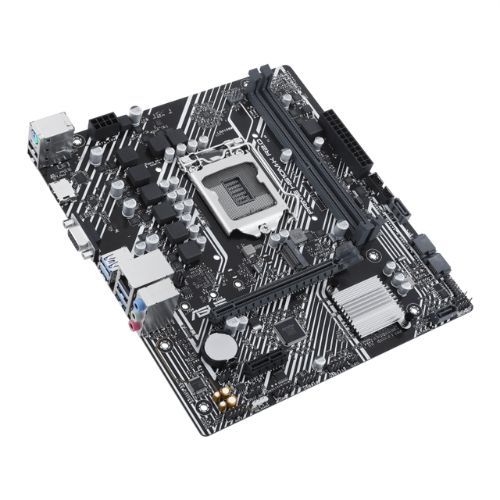 M1200 Placa Mãe LGA1200 Asus PRIME H510M-K R2.0 D4 ( 2x DDR4 / 1x HDMI / 1x VGA / 4x USB 3.0 / 2x USB 2.0 ) <b>Compatível com os processadores Intel 10ª e 11ª Gerações LGA1200</b>