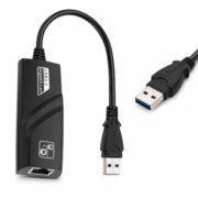 Adaptador de Rede USB 3.0 Tipo A x Ethernet RJ45 Gigabit GV Brasil - ADT.1060