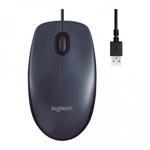 Mouse USB 1000dpi Preto Logitech M90