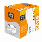 Cabo Lan CAT6 CMX Caixa com 305m Azul Sohoplus - 23400174