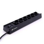 Filtro de Linha Coletek 6 Tomadas Preto - FL-61BK