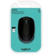 Mouse USB Sem Fio 1000dpi Logitech M170 Preto
