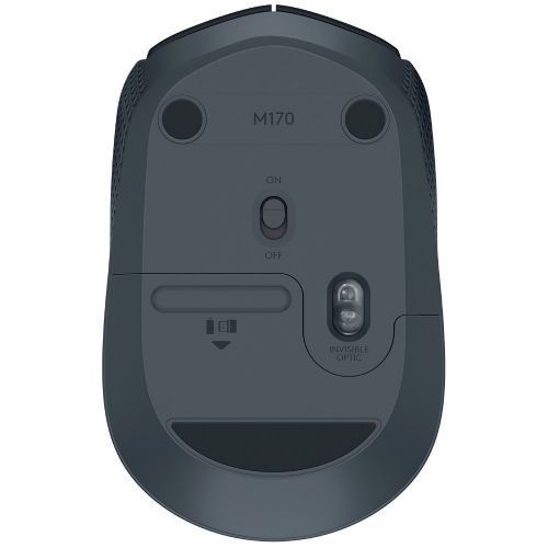 Mouse USB Sem Fio 1000dpi Logitech M170 Preto