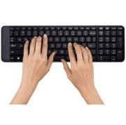 Kit Teclado e Mouse Sem Fio USB Logitech MK220