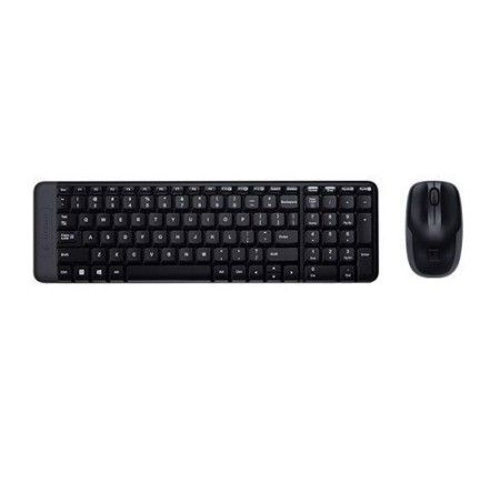 Kit Teclado e Mouse Sem Fio USB Logitech MK220