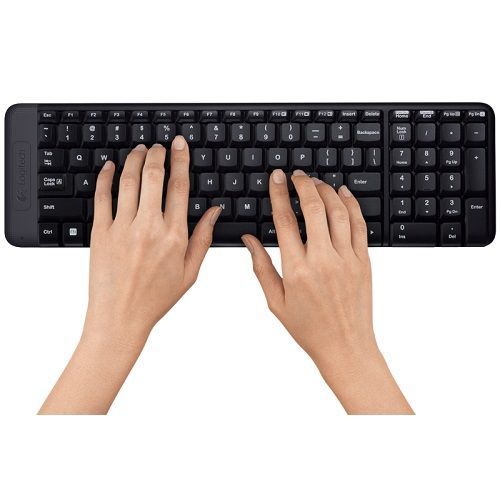 Kit Teclado e Mouse Sem Fio USB Logitech MK220