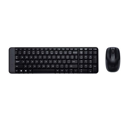 Kit Teclado e Mouse Sem Fio USB Logitech MK220