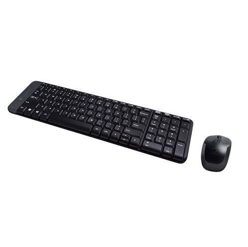 Kit Teclado e Mouse Sem Fio USB Logitech MK220
