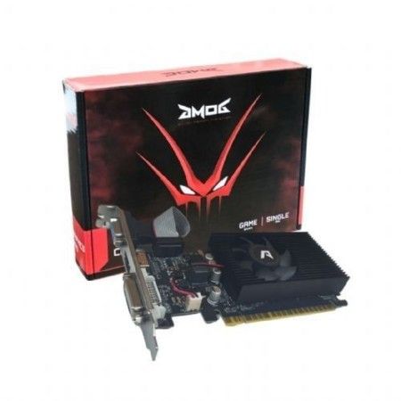 Placa de Vídeo NVidia GeForce GT730 4GB DDR3 128Bits Perfil Baixo GMOG - (1x VGA / 1x DVI-D / 1x HDMI)  - GM-GT730D34G