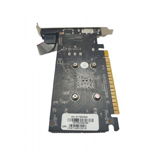 Placa de Vídeo NVidia GeForce GT730 4GB DDR3 128Bits Perfil Baixo GMOG - (1x VGA / 1x DVI-D / 1x HDMI)  - GM-GT730D34G