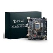 M1151 - Placa Mãe LGA1151 Duex DXMBH110G M2 DDR4 Gigabit (2x DDR4 / 1x PCI-E x16 2.0 / 1x M.2 / 1x VGA / 1x HDMI / 4x USB 2.0 / 2x USB 3.0) <b>Compatível com os processadores Intel 6ª e 7ª Gerações LGA1151</b>