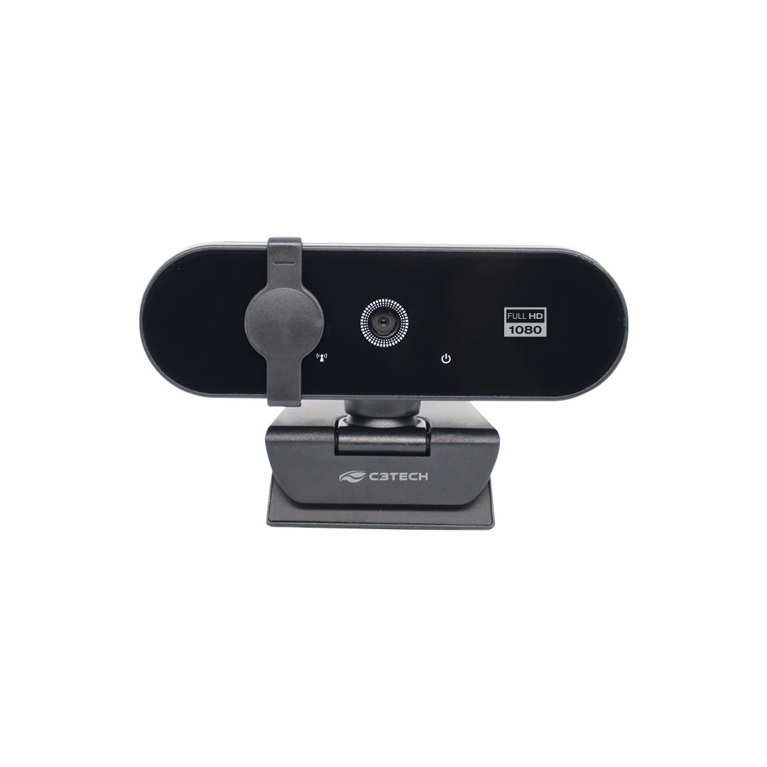 Webcam FULL HD 1080P C3tech WB - WB-150BK