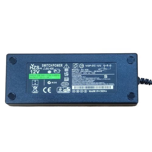 Fonte Externa 12V 10A 120W Plug P8 5.5mm x 2.5 mm