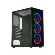 Gabinete Gamer com 03 Fan Cooler Multicolor K-MEX CG-30C5 (Sem Fonte)