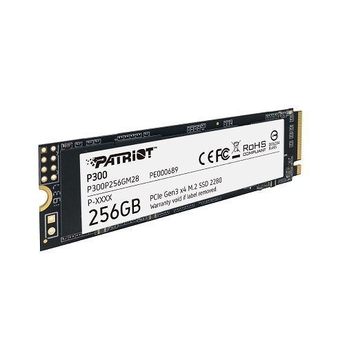 SSD GAMER Patriot P300 256GB M.2 PCIe 3.0 NVMe  - P300P256GM28