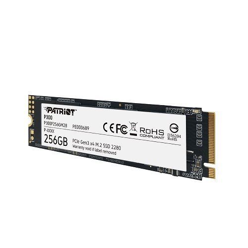 SSD GAMER Patriot P300 256GB M.2 PCIe 3.0 NVMe  - P300P256GM28