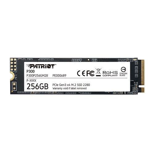 SSD GAMER Patriot P300 256GB M.2 PCIe 3.0 NVMe  - P300P256GM28