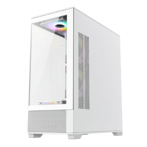 Gabinete Gamer GAMEMAX VISTA AW - Branco - (Sem Fan Cooler e Sem Fonte)