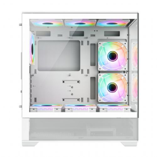 Gabinete Gamer GAMEMAX VISTA AW - Branco - (Sem Fan Cooler e Sem Fonte)