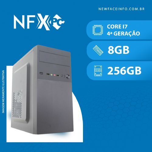 NFX PC ( INTEL CORE I7 4ª GERAÇÃO / 8GB / SSD 256GB )
