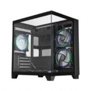 Gabinete Gamer K-MEX Visão Micro CG-0725 Preto (Sem Fan Cooler e Sem Fonte)