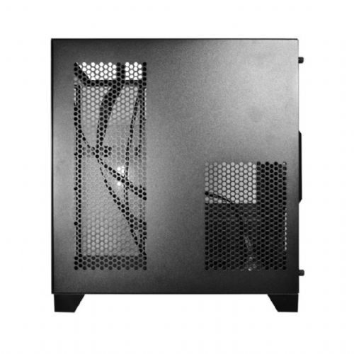Gabinete Gamer K-MEX Visão Micro CG-0725 Preto (Sem Fan Cooler e Sem Fonte)