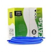 Cabo Lan CAT5-E Caixa com 305m Azul Sohoplus - 23200099