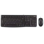Kit Teclado e Mouse  USB Logitech MK120 Preto