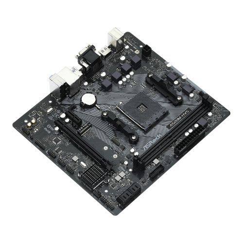 M1331 - Placa Mãe AM4 ASROCK A520M-HVS RAID - ( 2x DDR4 / 1x VGA / 1x HDMI / 2x USB 2.0 / 4x USB 3.2 / 1x  slot PCI Express 3.0 x16 / 1x slot PCI Express 3.0 x1 ) - <b>Compatível com os processadores AMD Ryzen 3ª, 4ª e 5ª Gerações AM4</b>
