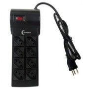 Filtro de Linha Coletek 8 Tomadas Preto - FL-82BK