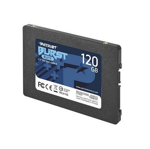 SSD Patriot 120GB 2.5 SATA3 Burst Elite - PBE120GS25SSDR