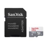 Cartão de Memória MicroSD 128GB ULTRA CL10 100MB/s SANDISK - SDSQUNR-128G-GN3MA