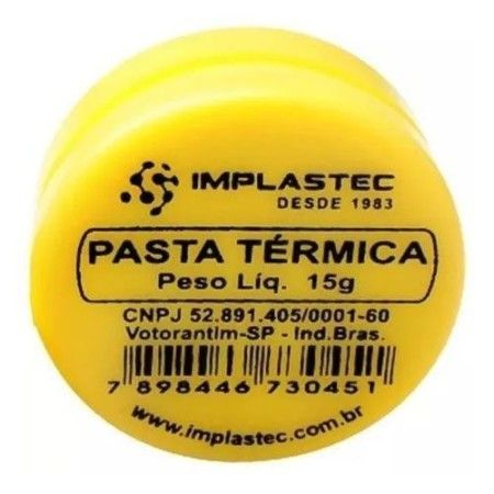 Pasta Térmica Implastec Pote 15g - PAPT1530CX