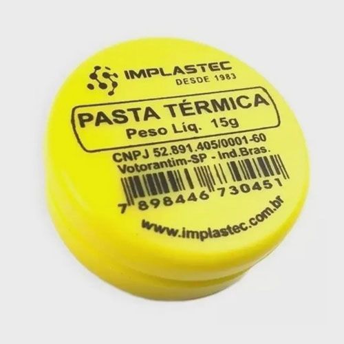 Pasta Térmica Implastec Pote 15g - PAPT1530CX