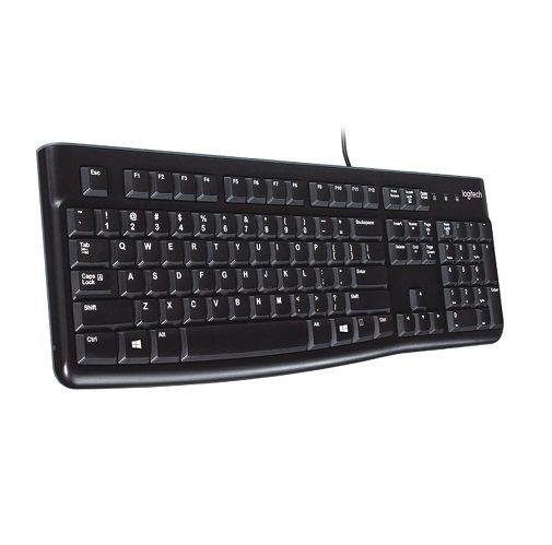 Teclado USB Preto ABNT Logitech K120