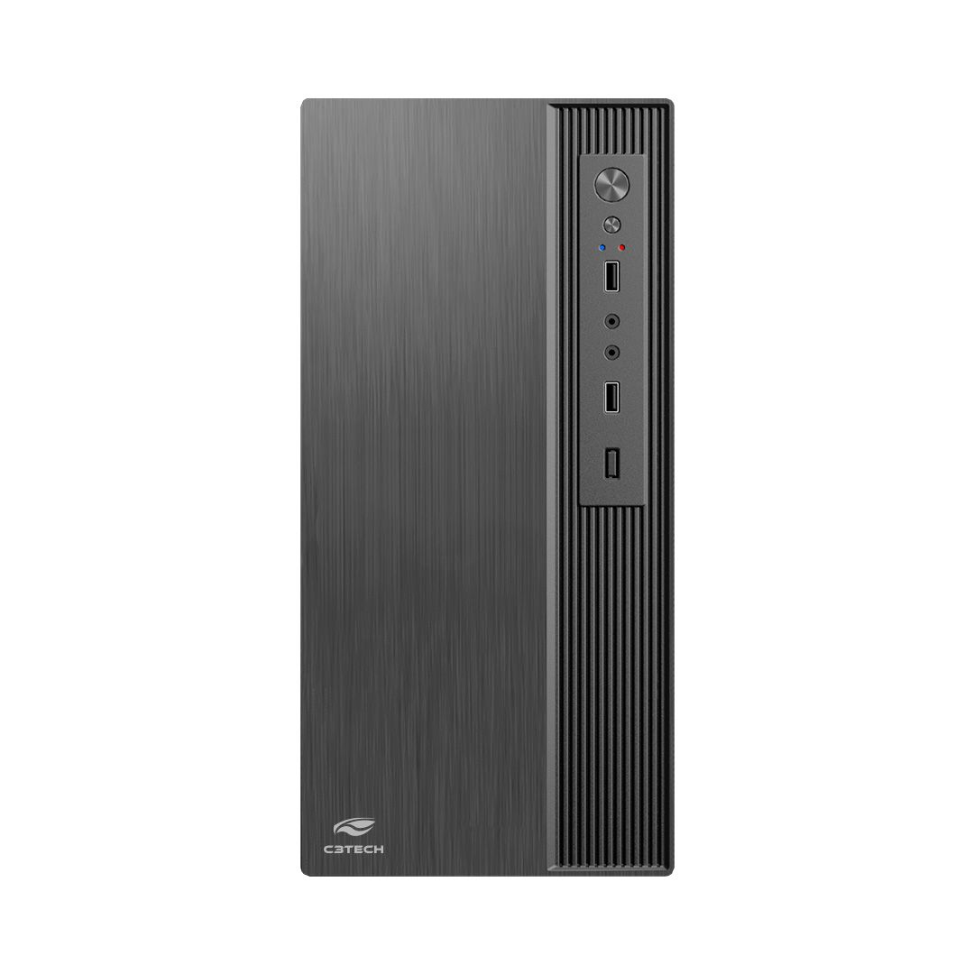 Gabinete C3Tech Preto com Fonte de 200W (Sem Cabo de Força) - MT-37BK