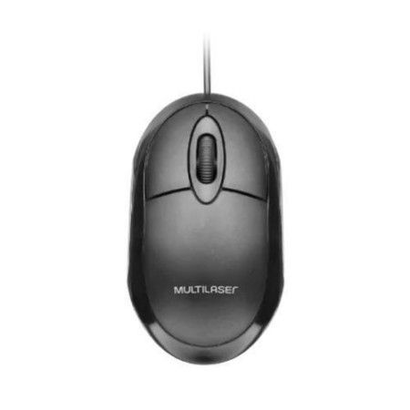 Mouse USB 1200DPI Classic Box Preto Multilaser MO300