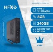 NFX PC  ( INTEL CORE I3 12ª GERAÇÃO / 8GB / SSD 240GB / WIFI ) Gabinete Mini